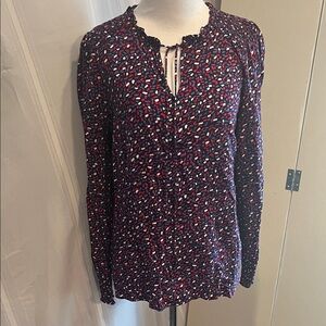 Talbots Multicolor Patterned Blouse